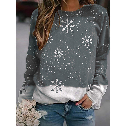 Women's Hoodie Sweatshirt Graphic Snowflake Christmas Christmas Gifts Daily Casual Hoodies Sweatshirts Loose Gray Red
Women's Hoodie Sweatshirt Graphic Snowflake Christmas Christmas Gifts Daily Casual Hoodies Sweatshirts Loose Gray Red