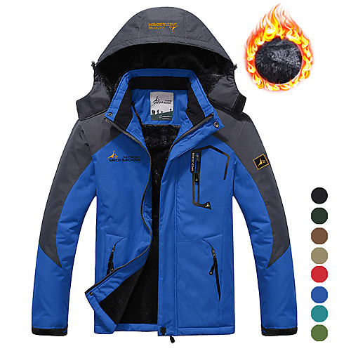 Men's Ski Jacket Softshell Fleece Jacket Waterproof Rain Jacket Winter Outdoor Thermal Warm Windproof Windbreaker Trench Coat Top Outerwear Skiing Camping Hiking Casual Denim Blue Red Green
Men's Ski Jacket Softshell Fleece Jacket Waterproof Rain Jacket Winter Outdoor Thermal Warm Windproof Windbreaker Trench Coat Top Outerwear Skiing Camping Hiking Casual Denim Blue Red Green