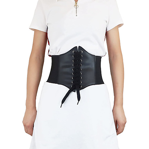 Corset Women's Plus Size Corsets Party Underbust Corset Classic Tummy Control Basic Solid Colored Pure Color Lace Up Hook and Loop Faux Leather Polyester Christmas Halloween Wedding Party Birthday
Corset Women's Plus Size Corsets Party Underbust Corset Classic Tummy Control Basic Solid Colored Pure Color Lace Up Hook and Loop Faux Leather Polyester Christmas Halloween Wedding Party Birthday