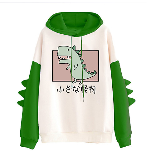 women's teen girls cute dinosaur long sleeve hoodies casual loose sweaters hooded sweatshirts pullover tops shirts green
women's teen girls cute dinosaur long sleeve hoodies casual loose sweaters hooded sweatshirts pullover tops shirts green