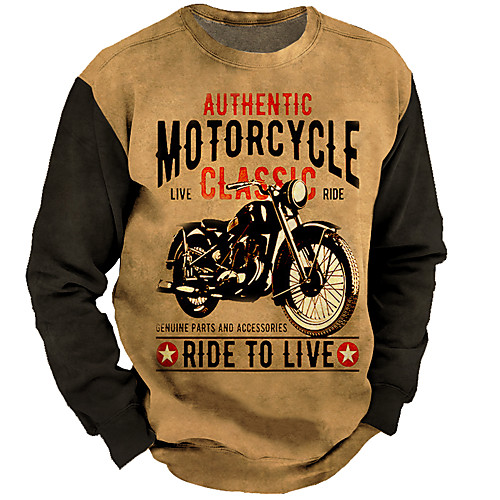 Men's Sweatshirt Pullover Graphic Prints Motorcycle Print Sports & Outdoor Casual Daily 3D Print 3D Print Basic Hoodies Sweatshirts Long Sleeve Gray Light gray Dark Gray
Men's Sweatshirt Pullover Graphic Prints Motorcycle Print Sports & Outdoor Casual Daily 3D Print 3D Print Basic Hoodies Sweatshirts Long Sleeve Gray Light gray Dark Gray