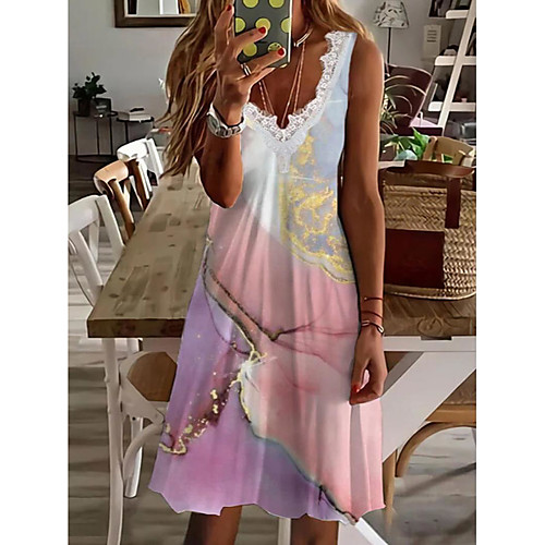 Women's A Line Dress Short Mini Dress Pink Short Sleeve Tie Dye Print Spring Summer V Neck Elegant Sexy 2022 S M L XL 2XL XXXL
Women's A Line Dress Short Mini Dress Pink Short Sleeve Tie Dye Print Spring Summer V Neck Elegant Sexy 2022 S M L XL 2XL XXXL