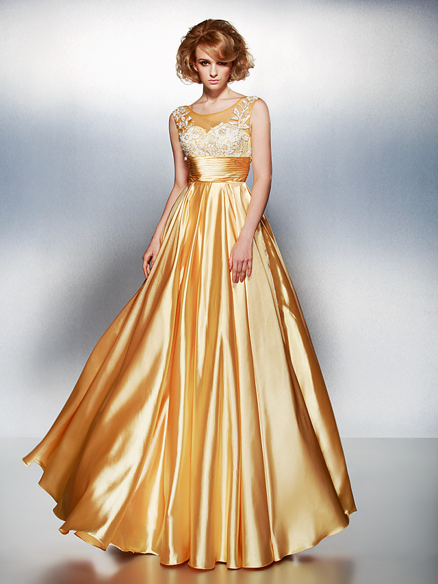 Золотой Цвет Платья Фото