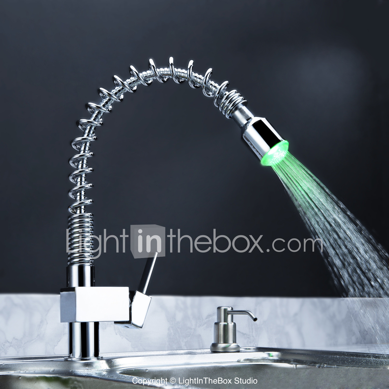 Sprinkle By Lightinthebox Brass Pull Down Kitchen Faucet With