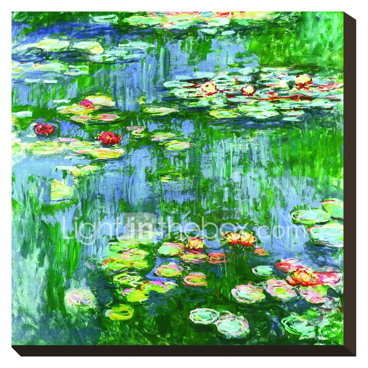 Artist Claude Monets Water Lilies TM School Backpack