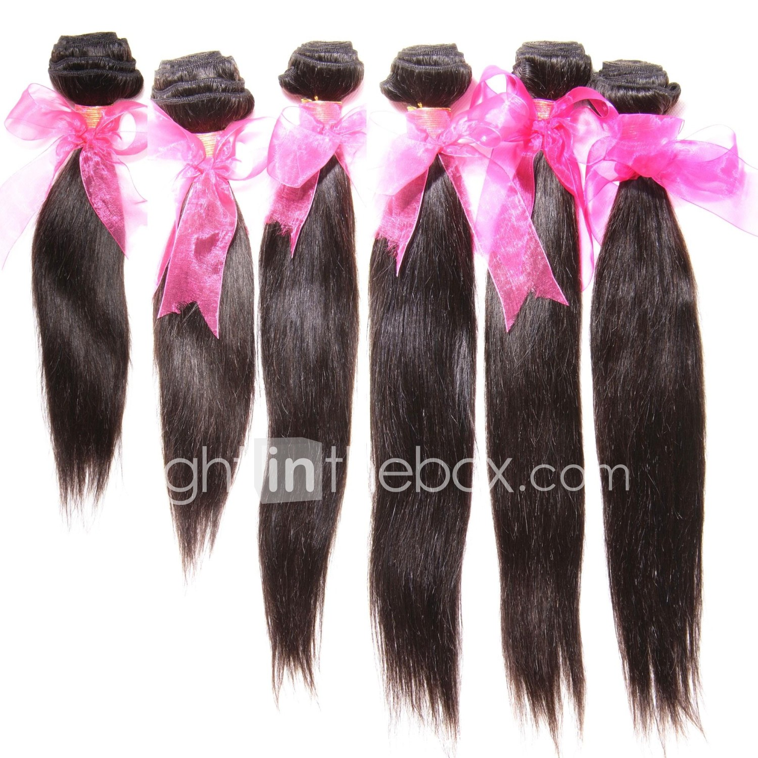 12 Inch 1 Piece 5a Grade Natural Color Straight Brazilian Virgin