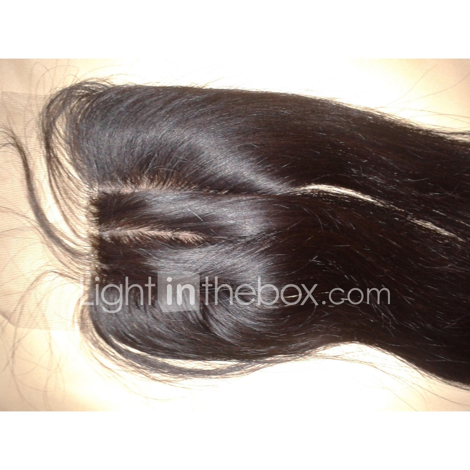 Silk Base Closure 18inch Malaysian Virgin Hair Straight Hair