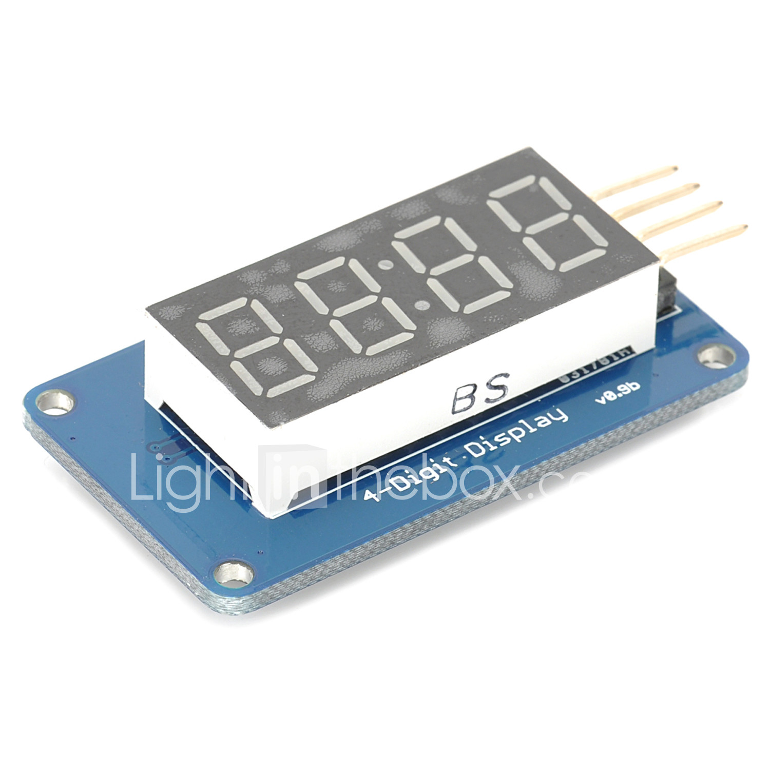 2pcs 0.36 4-Digit Tube LED Segment Display Module Red Common Anode TM1637 Drive Chip Tube Clock Display for Arduino UNO R3