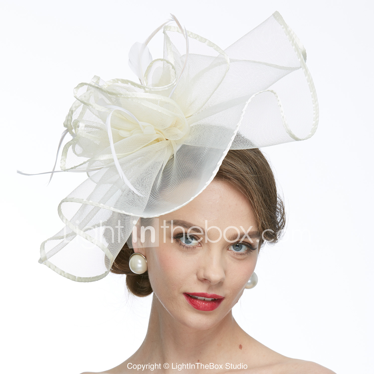 net hat for wedding
