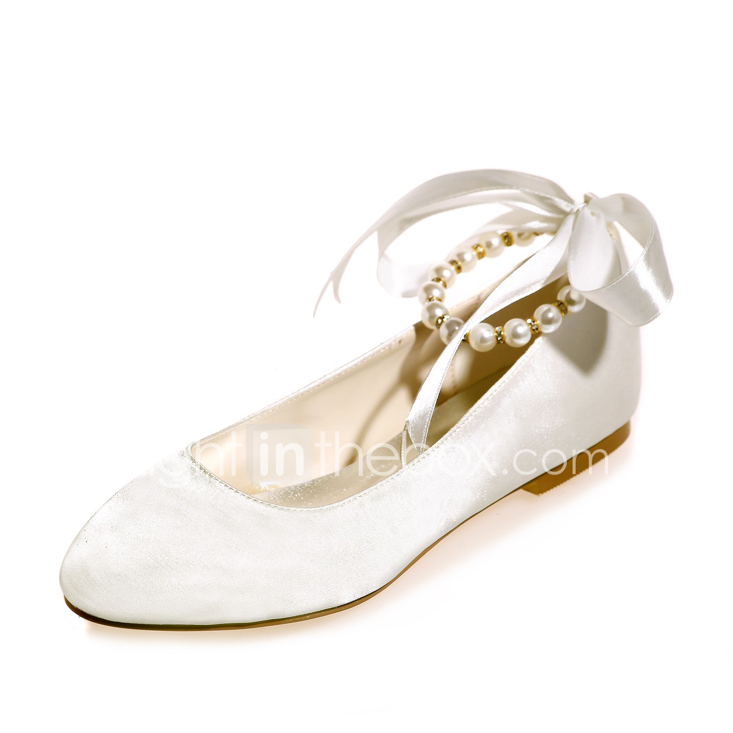 Amazon Com 8cm Heel Satin White Ivory Lace Pearls Crystal Open Toe Wedding Shoes Bride Size 5 10 Handmade