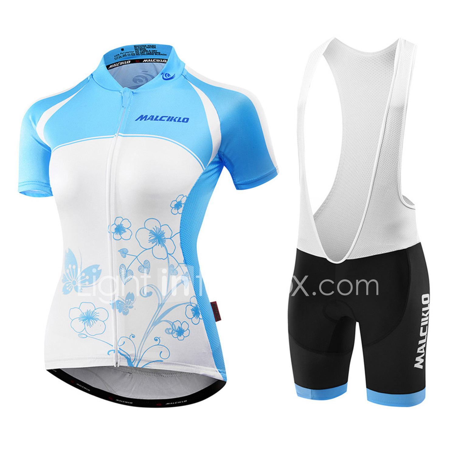 light blue cycling jersey