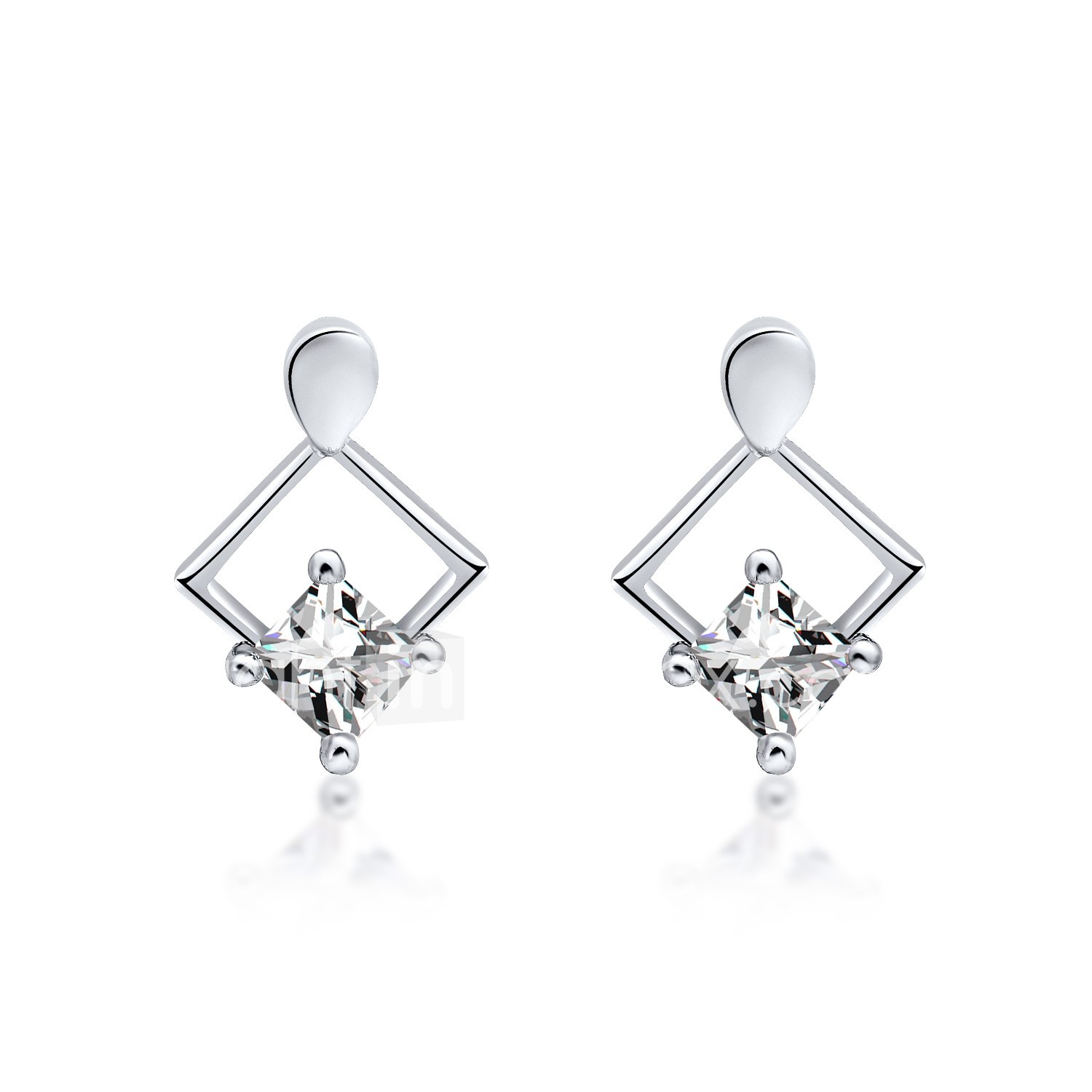 925 Estampado Plata Diamante Pendientes Colgantes de gota de Malla Damas Regalo Nuevo Reino Unido 127