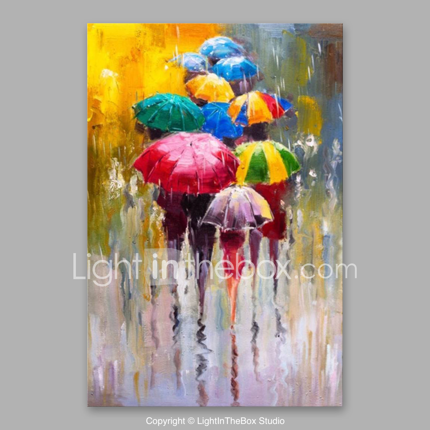 rain umbrella art