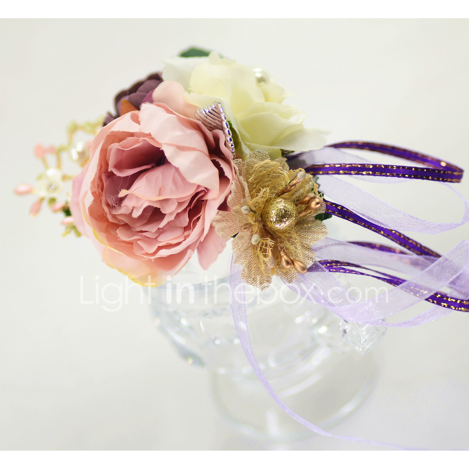 wrist corsage wedding flowers