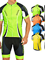Cycling Jersey Set Short Sleeve Summer Bib Shorts Bicycle Clothes Quick Dry L105