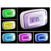 Voice Activated Colorful Backlight Digital Alarm Clock