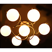 Modern Iron 7-light Glass Chandelier