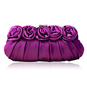 Gorgeous Silk-like Satin Shell Evening Handbags/ Clutches More Colors Available