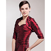Half Sleeves Taffeta Special Occasion Jacket/ Wedding Wrap