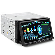 2 Din 7-inch TFT Screen In-Dash Car DVD Player With Navigation-Read GPS,Bluetooth,iPod-Input,RDS,DVB-T