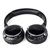 Stereo Headphone with Built-in MP3 Player and FM Radio (Black)