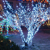 10M 6W 100-LED White Light String Fairy Lamp for Christmas Halloween Festival Decoration (110/220V)