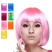 Capless Bob Style Synthetic Party Wig-Seven Colors