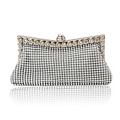 Satin With Austria Rhinestones/ Aluminiumsheet Evening Handbags/ Clutches More Colors Available