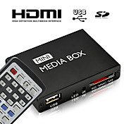 HD Mini Multi-Media Player with Remote Control, HDMI Output