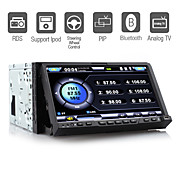 7-inch 2 Din TFT Screen In-Dash Car DVD Player With Bluetooth,RDS,TV,iPod-Input