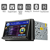 7-inch 2 Din TFT Screen In-Dash Car DVD Player With Bluetooth,TV,iPod-Input,RDS
