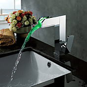 Color Changing LED Bathroom Sink Faucet - Blade Series