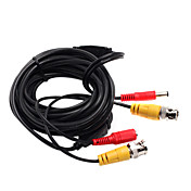 20 Meters (or 66 Feet) BNC Video and Power 12V DC Integrated Cable