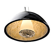 Modern Pendant Light in Black Lampshade