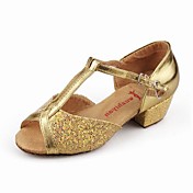 Sparkling Glitter Upper Women and Kids Style Dance Shoes Ballroom Latin Shoes More Colors