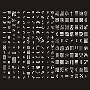221 Designs Nail Art Stamp Image Plate/Big Nail Art Templates/Nail Stencils