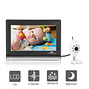 Monitor Guardian - Wireless Night Vision Baby Monitor with 7 Inch LCD Widescreen