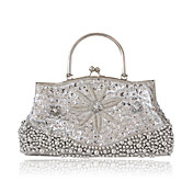 Silk With Sequin/ Imitation Pearl Evening Handbags/ Clutches/ Top Handle Bags More Colors Available