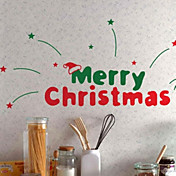 Christmas Decoration Wall Stickers Holiday Ornaments Stars
