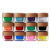 12 Colors Mix Pure Colors UV Builder Gel Nail Art