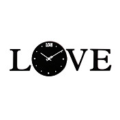 I LOVE YOU Acrylic Mute Wall Clock