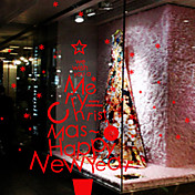 Christmas Decoration Wall Stickers Holiday Ornaments Christmas Song
