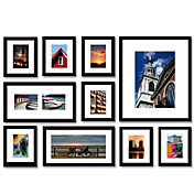 Black Photo Wall Frame Collection - Set of 10