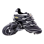Cycling MTB SPD Shoes With Fiberglass Sole And PVC Leather Upper
