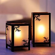 Asian Square Lantern  (Set of 2)