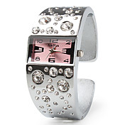 Alloy Band Quartz Bracelet Watch For Women