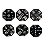 Nail Art Stamp Stamping Image Template Plate Q Series
