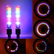 Bicycle Hot Wheels 5LED for the Valve America Type (A Pair/Package)