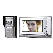 7 Inch Color Video Door Phone System with  Alloy Weatherproof Cover Camera
