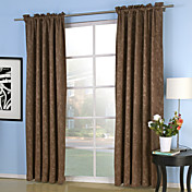 Pray Embossed Blackout Thermal Curtains (Two Panels)